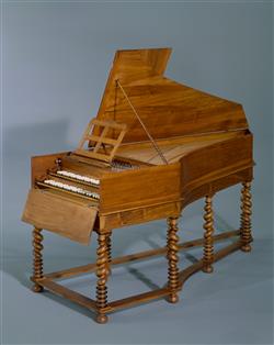 Fac-similé du clavecin de Vincent Tibaut (E.977.11.1, Musée de la musique, Paris)