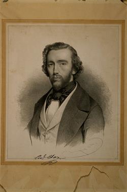 Portrait d'Adolphe Sax (1814-1894) | Baugniet, Charles