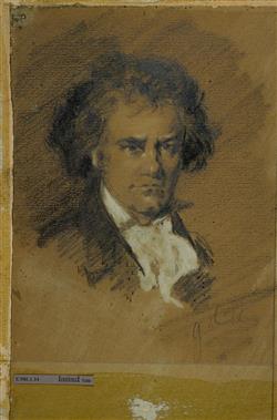 Portrait de Ludwig van Beethoven | Anonyme