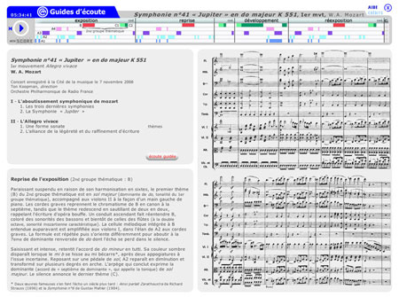 Symphonie no 41 "Jupiter" K 551 de Wolfgang Amadeus Mozart, 1er mouvement "Allegro vivace" | Wolfgang Amadeus Mozart